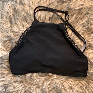 Black Women's Swim Top